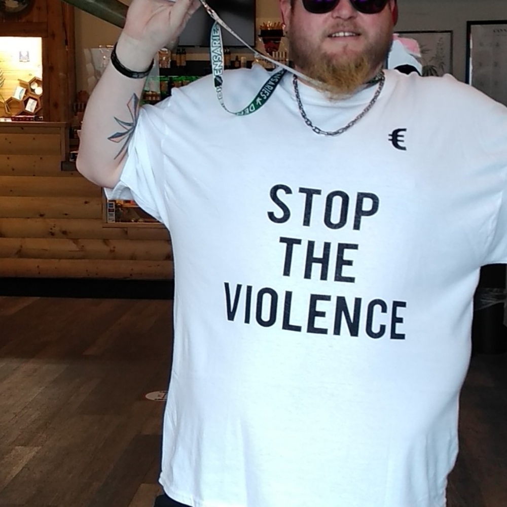 STOP THE VIOLENCE! PLEASE DON'T SHOOT T-SHIRTS